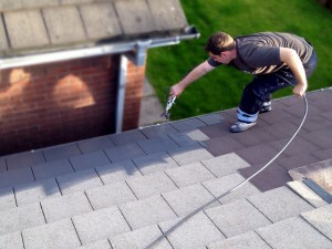 Professional roof cleaning services by Roofman.
