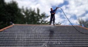 Roofman professional roof cleaning service.