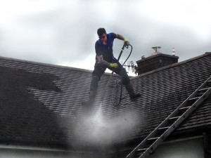 Roofman professional roof cleaning service.